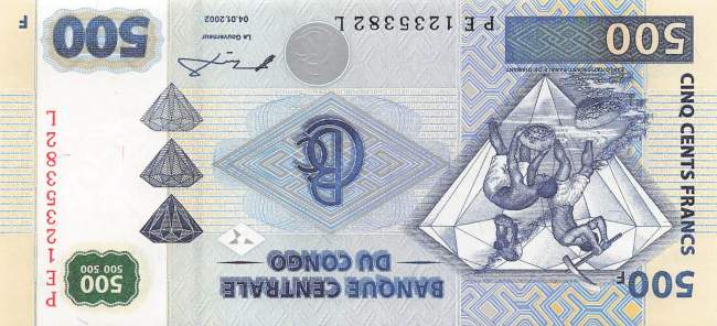 500 Francs p96B-1 2002